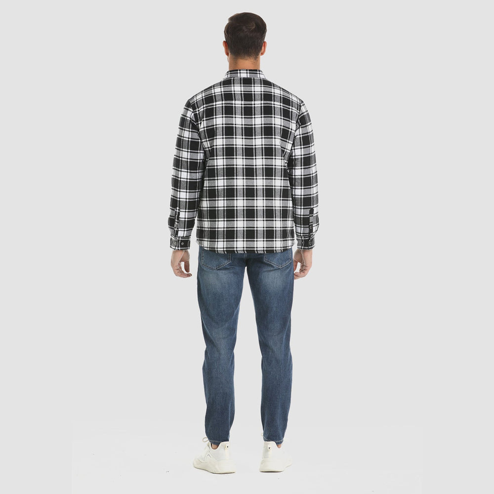 Devako Flannel-skjortejakke til mænd