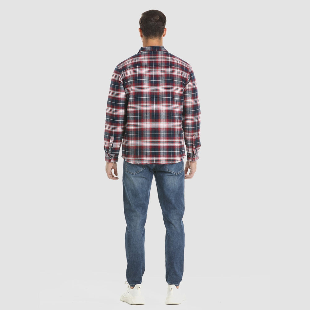 Devako Flannel-skjortejakke til mænd