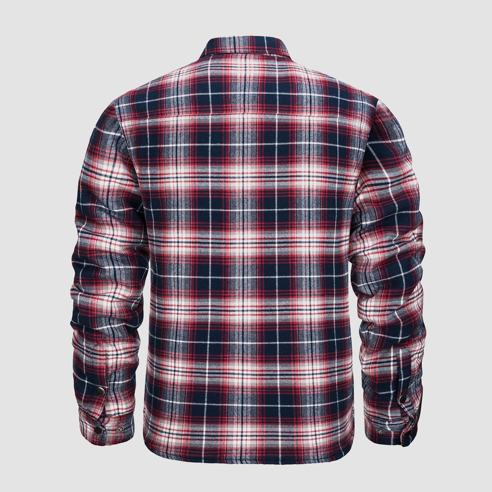 Devako Flannel-skjortejakke til mænd