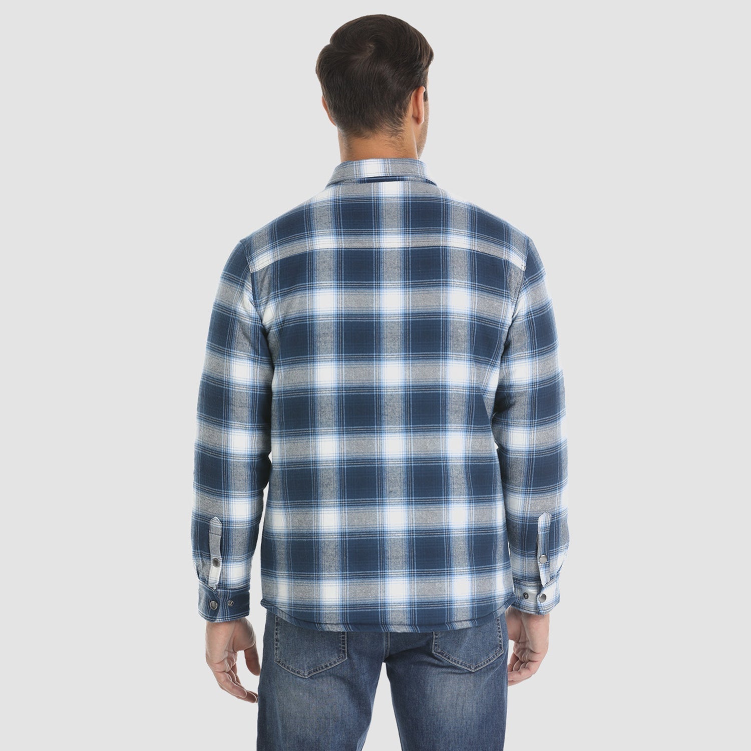 Devako Flannel-skjortejakke til mænd