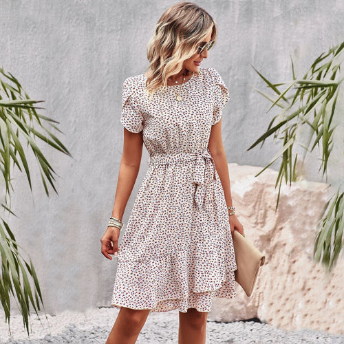 Sommerlig Blomstret Kjole | Let & Feminint | Elegant Pasform