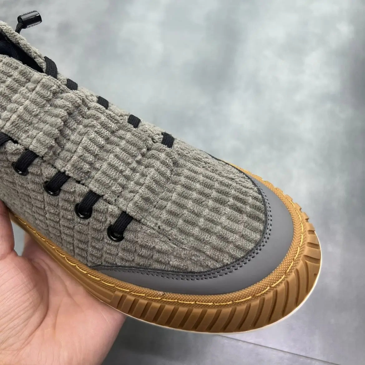 Vertex - Strukturerede afslappede sneakers med lav top