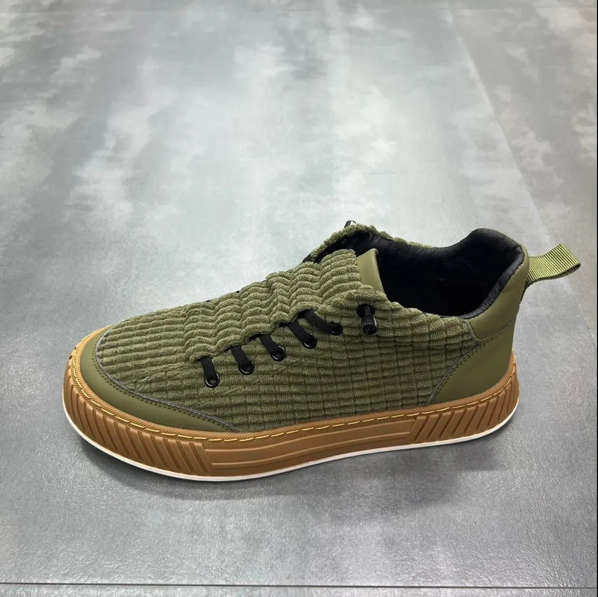 Vertex - Strukturerede afslappede sneakers med lav top