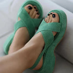 Amelia - Komfortable sandaler med en struktureret krydsrem
