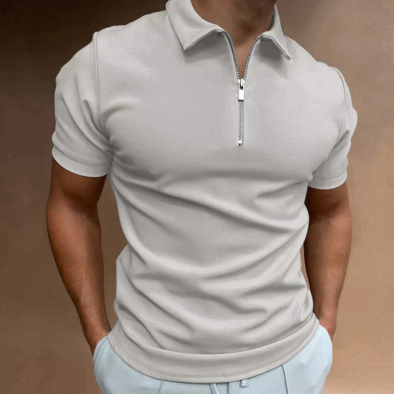 Devako Polo | Poloshirt med lynlås til mænd