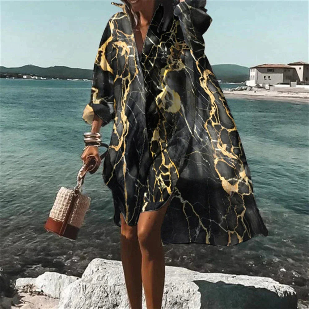 Carly - Stilfuld strandkjole