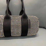 Nina - Barrel Bag Pyntet med Rhinestones