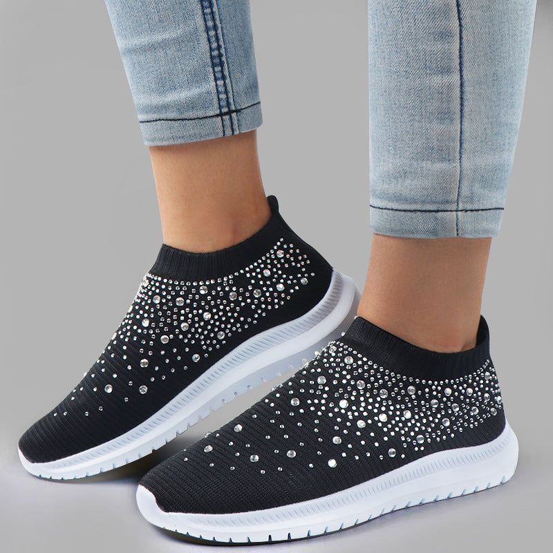 Andrea | Glitter Comfort Sneakers