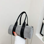 Nina - Barrel Bag Pyntet med Rhinestones