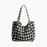 Olivia Checkered Tote Bag