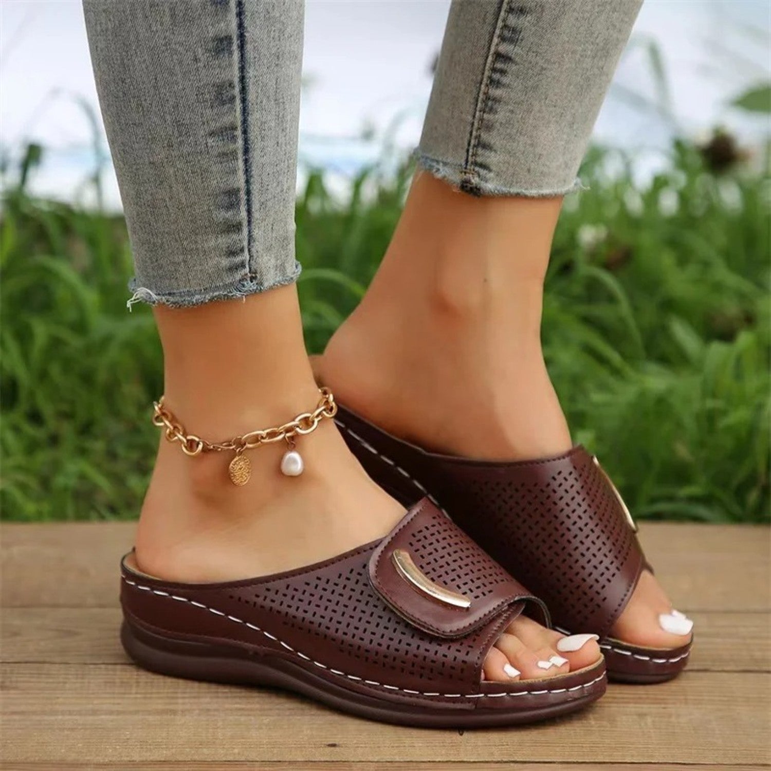 MODA åndbare hule dame sandaler