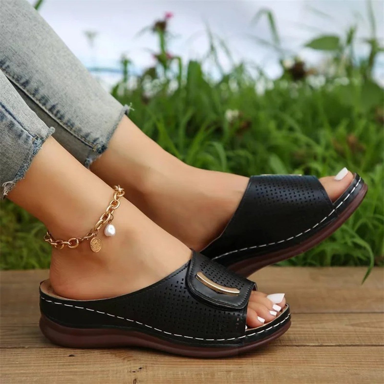 MODA åndbare hule dame sandaler