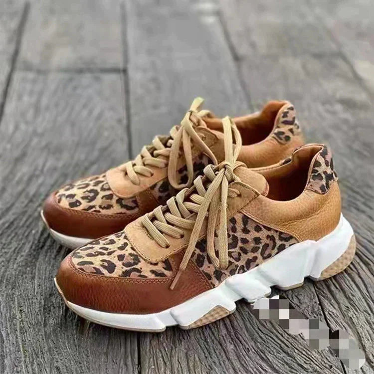BEATRIZ - Leopard-kilehælsko