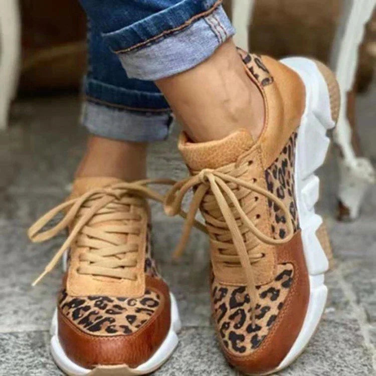 BEATRIZ - Leopard-kilehælsko