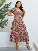 Evelina - Plus Size-kjole - Sommer Boho