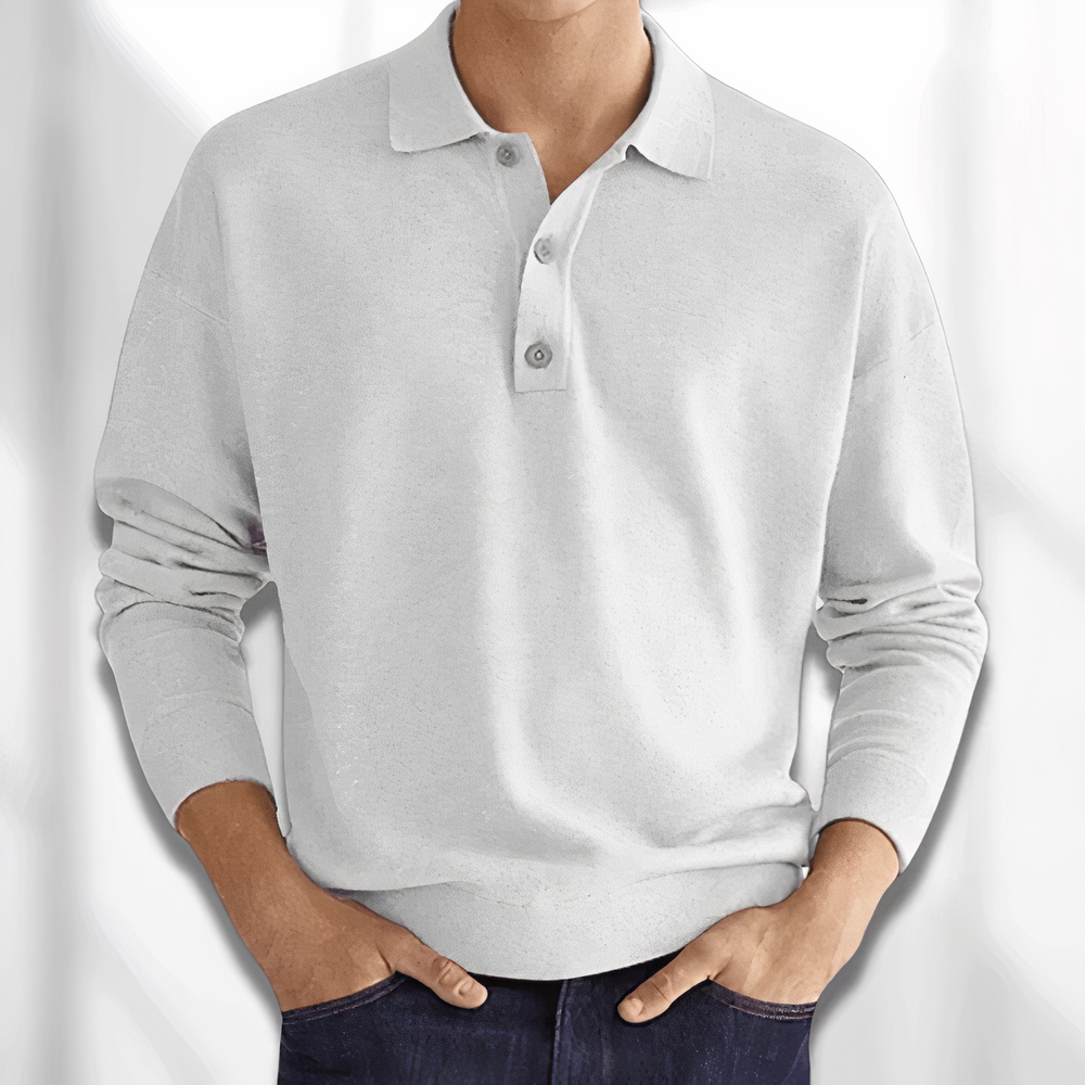 Langærmet poloshirt - Roach