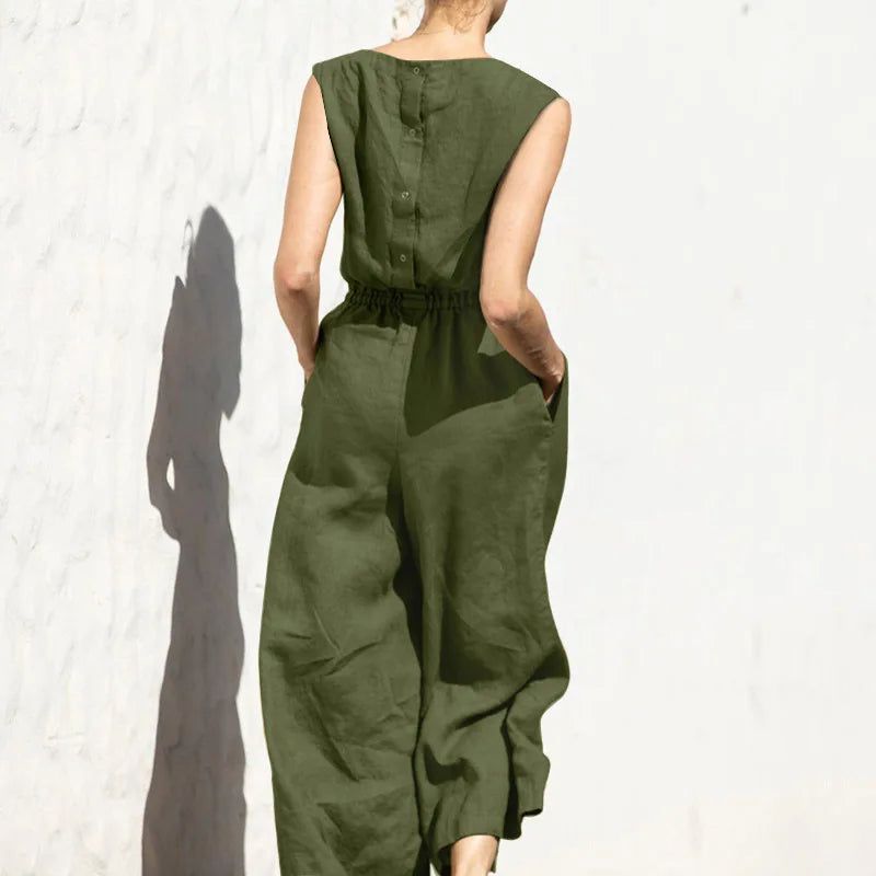 Elena™ jumpsuit i hør