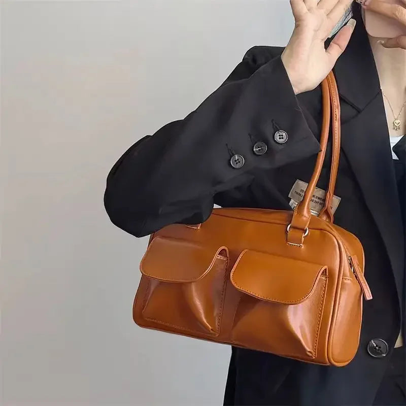 Vintage Elegant Kvinders Erhvervsskuldertaske