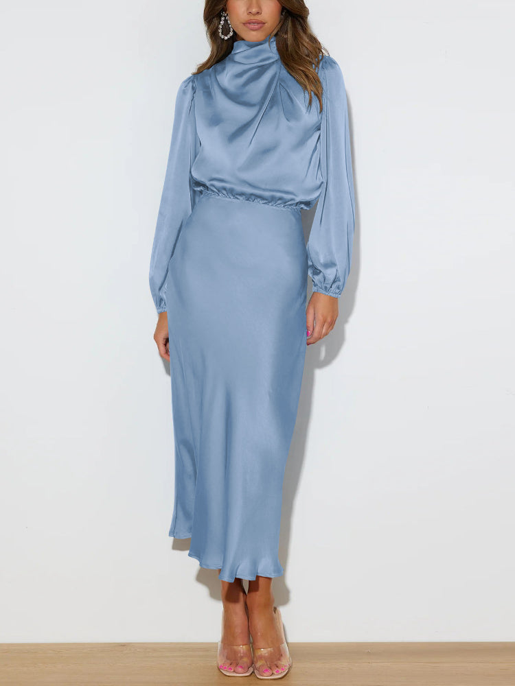 Audra - Elegant langærmet kjole