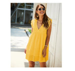 Sommerkjole med Broderie Anglaise | Bomuld | Let & Feminint