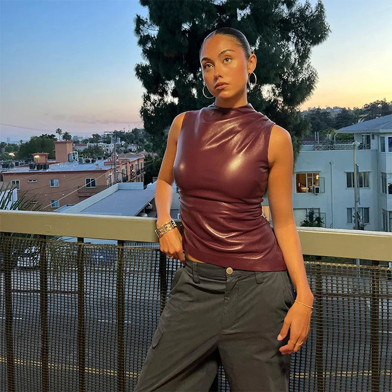 Vintage Pu Enkel Tank Top