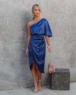 Darla - One-shoulder kjole