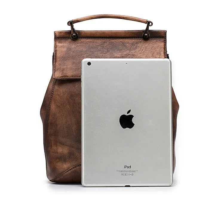 Loyola Leather Convertible Backpack & Shoulder Bag til kvinder - One Size