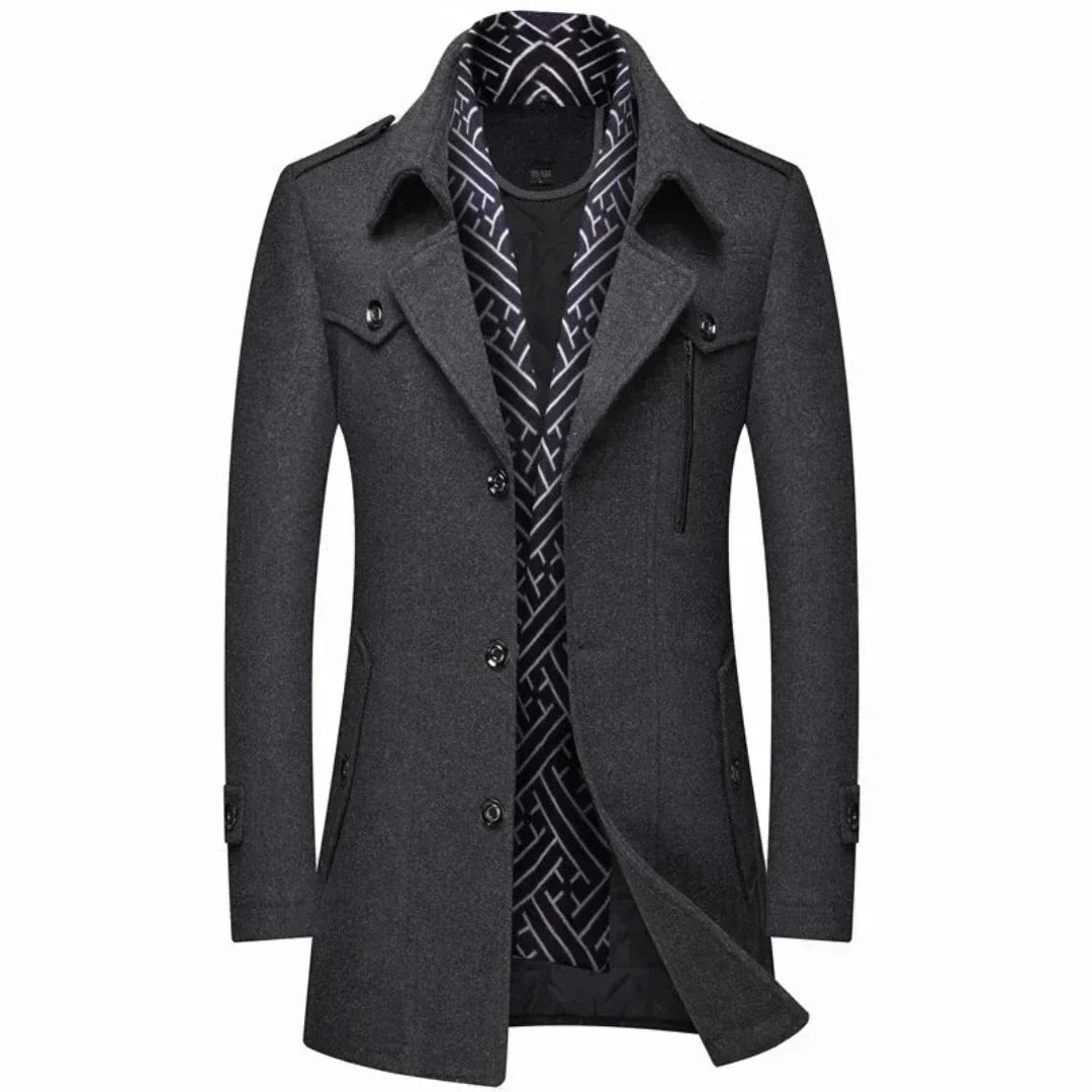 Moderne klassisk trenchcoat til herrer
