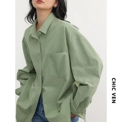 Afslappet oversize-polo til kvinder