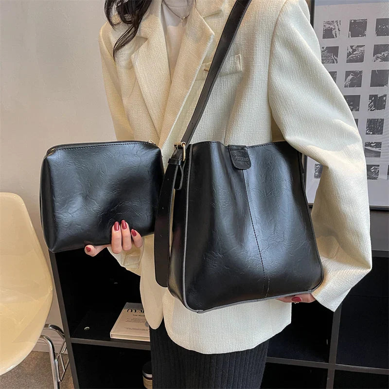 Ava Retro Tote Bag Sæt
