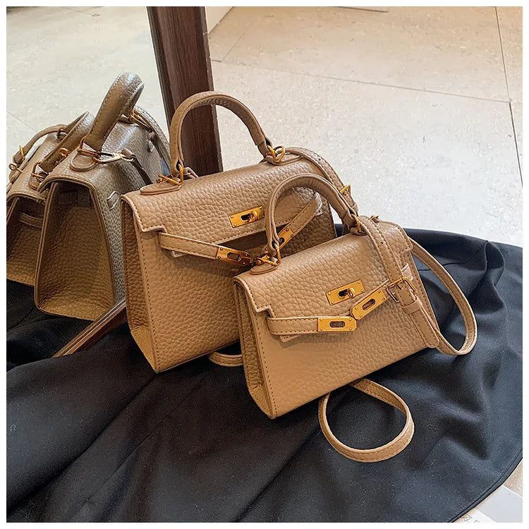Rikke - Lychee-mønstret crossbody-taske