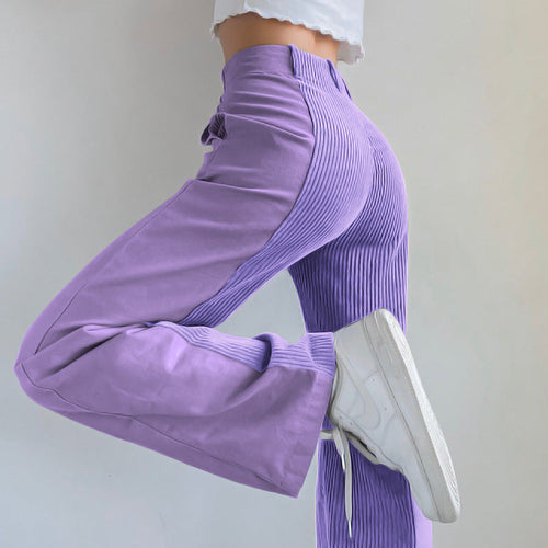 Jasmine | Styliske lige bukser i corduroy