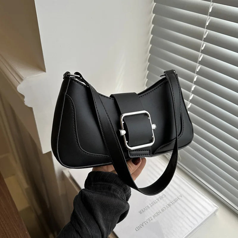 Astrid - Fashion Solid PU Læder Taske