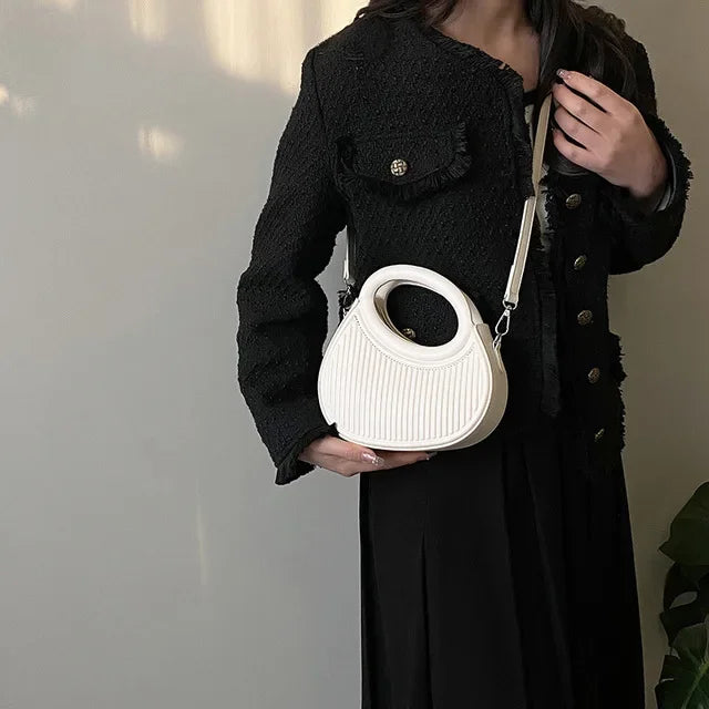 Ella Plisseret Skuldertaske