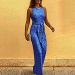 Skinnende jumpsuit til kvinder