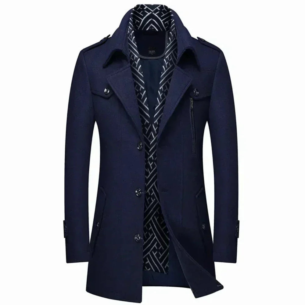 Moderne klassisk trenchcoat til herrer
