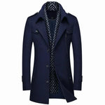 Moderne klassisk trenchcoat til herrer