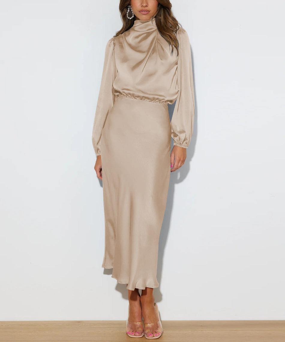 Audra - Elegant langærmet kjole