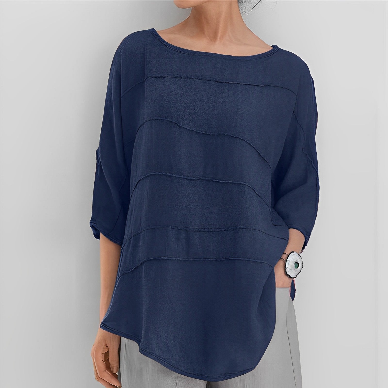 Amelina - Elegante Alsidighed Komfortabel Bluse