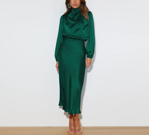 Audra - Elegant langærmet kjole