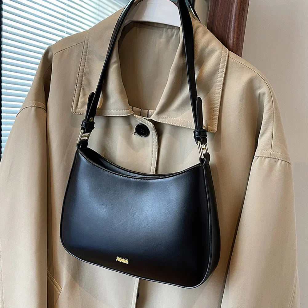 Michelle - Struktureret Læder Crossbody Taske