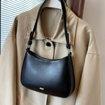 Michelle - Struktureret Læder Crossbody Taske