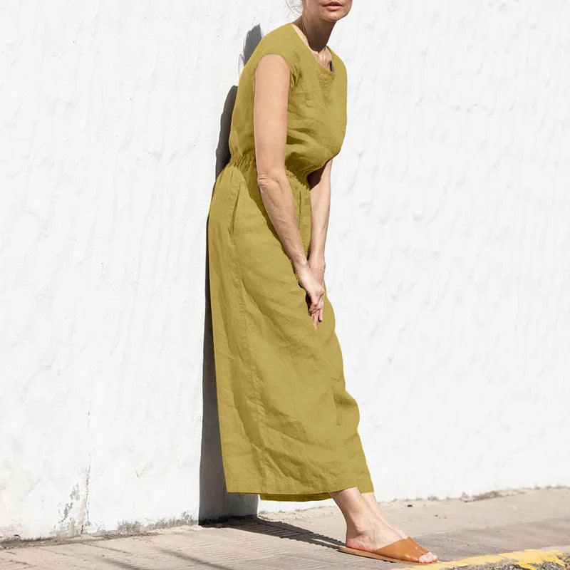 Elena™ jumpsuit i hør