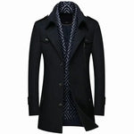 Moderne klassisk trenchcoat til herrer