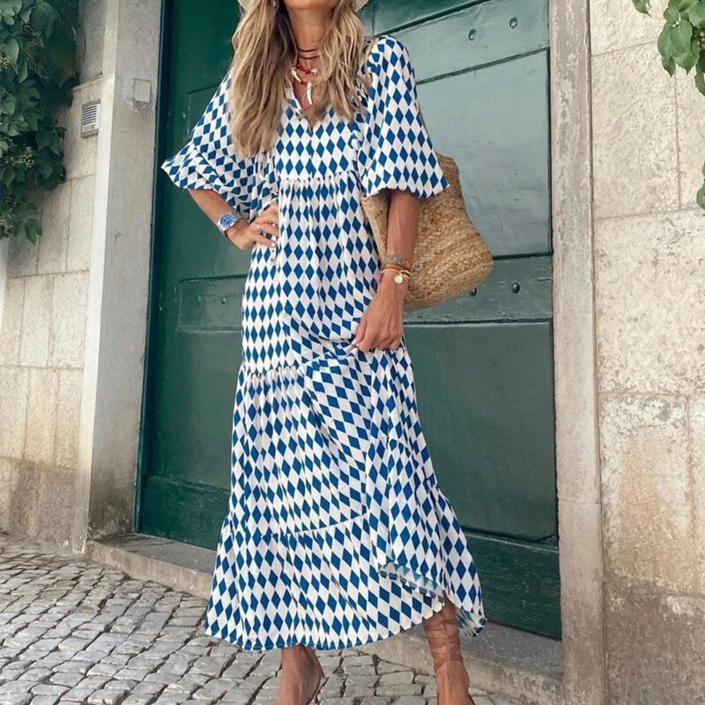Pauline - Kjoler med geometrisk print