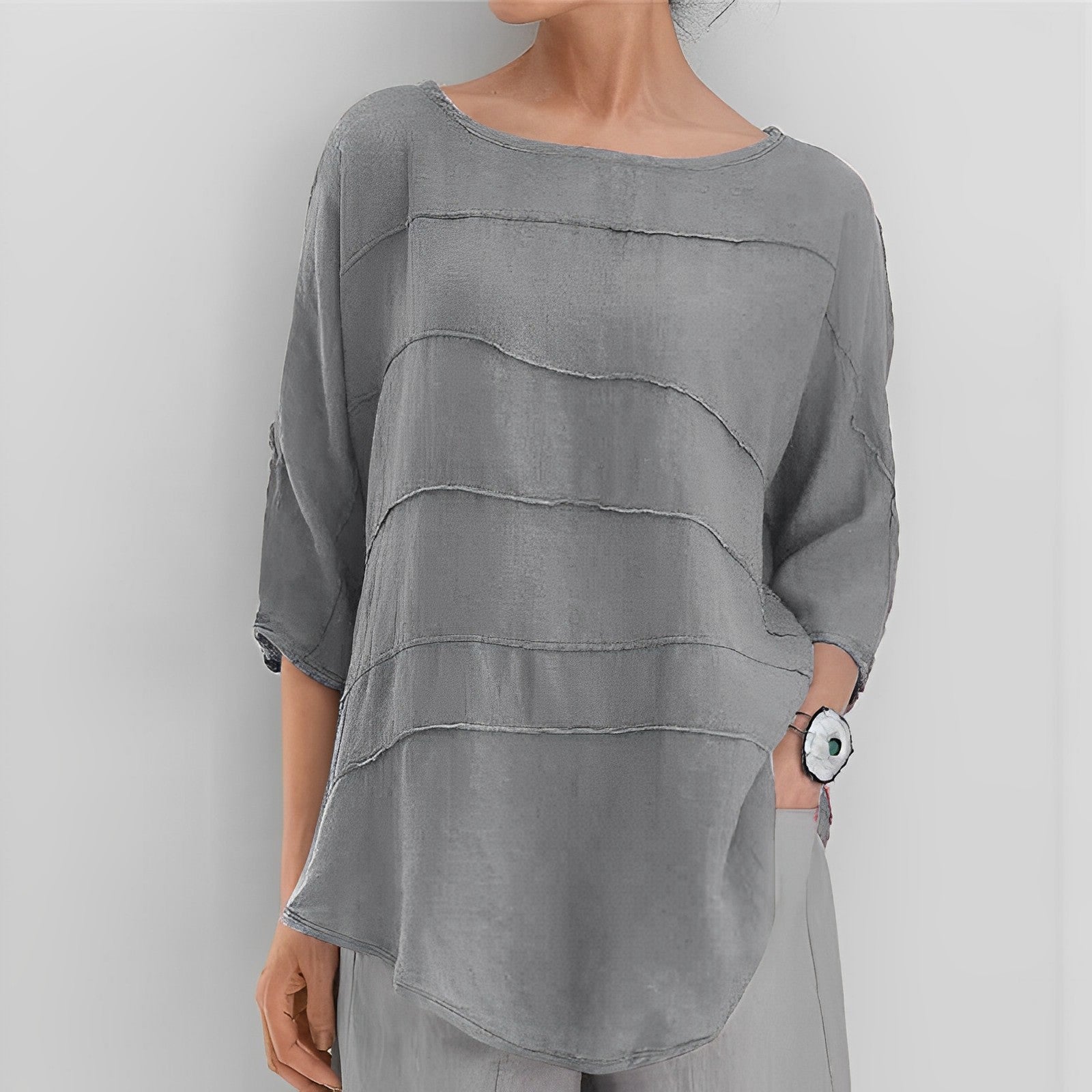 Amelina - Elegante Alsidighed Komfortabel Bluse