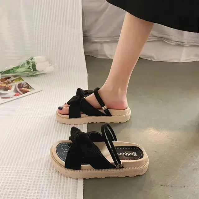 Livia - espadrillesandaler med bånd