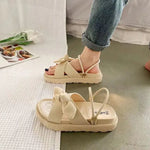 Livia - espadrillesandaler med bånd