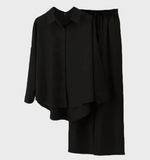 Bertilde - 2-delt sæt, bestående af en løs shirt og bukser med vidde