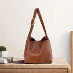 Savannah Luxe Leather Shoulder Bag - Tidløs elegance til enhver lejlighed